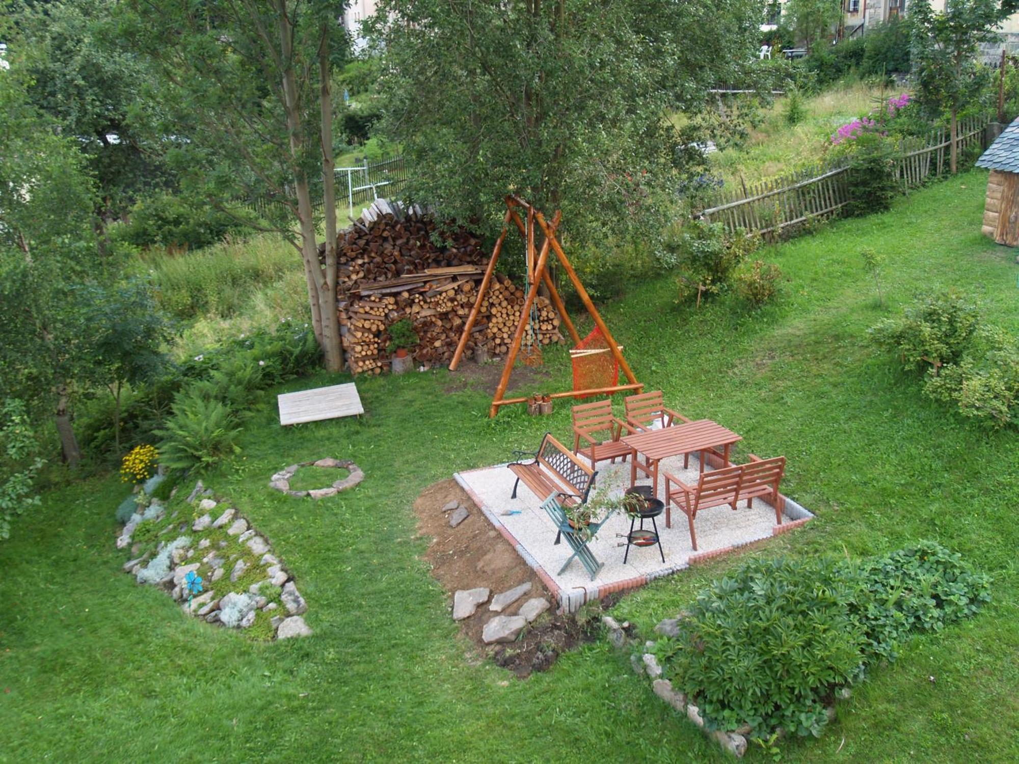 U Nas Lägenhet Smržovka Exteriör bild